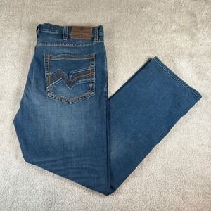 Cody James Straight Leg Jeans Men 40x32 Blue Medium Wash Stretch Denim CJH021J34